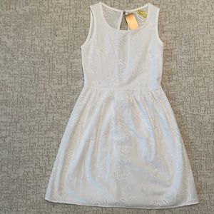 White Open Back Sundress, S